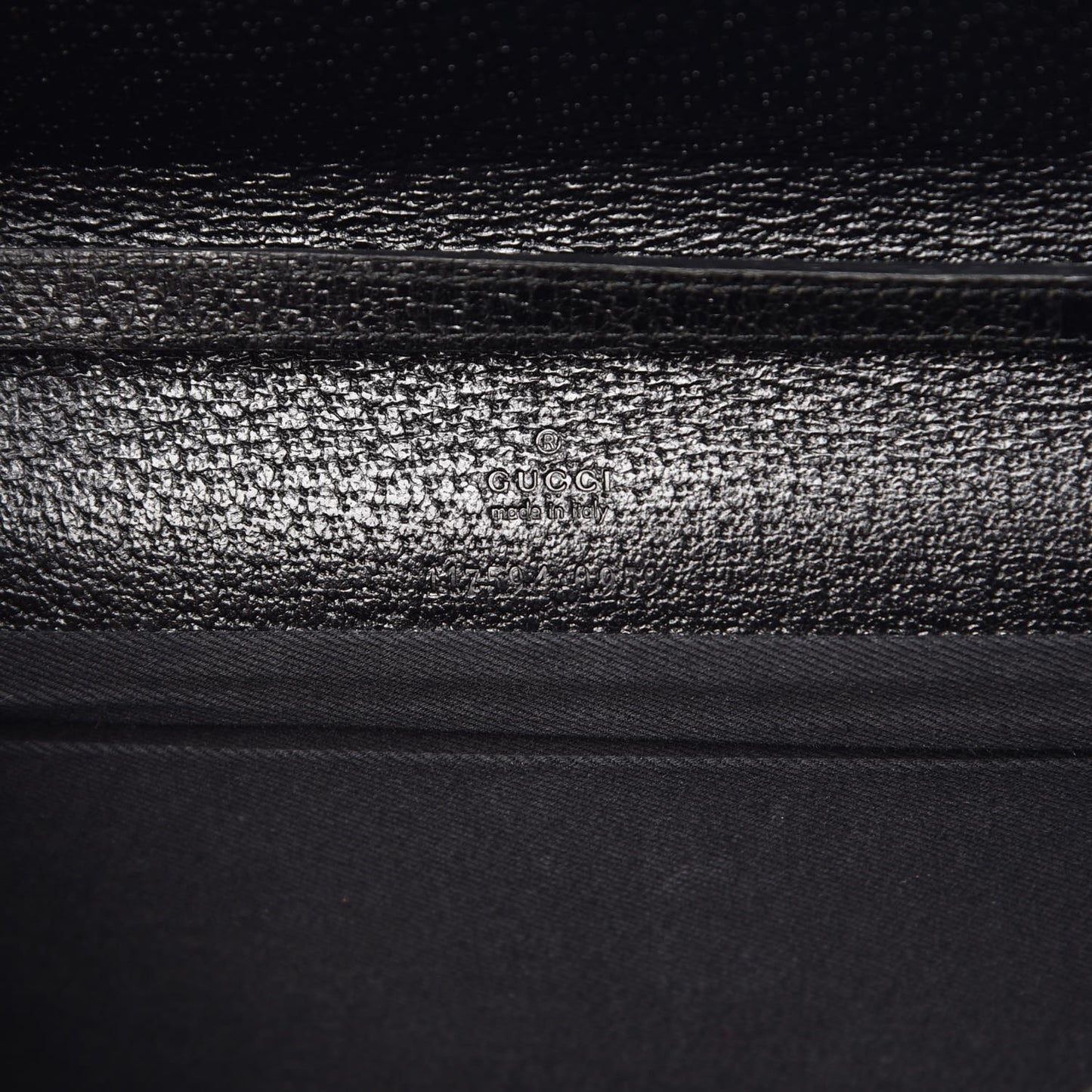 Monogram Bamboo Bar Clutch Black