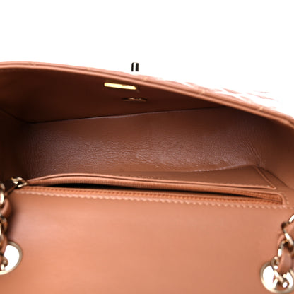 Chanel Lambskin Quilted Mini Rectangular Flap Brown 5 of 10