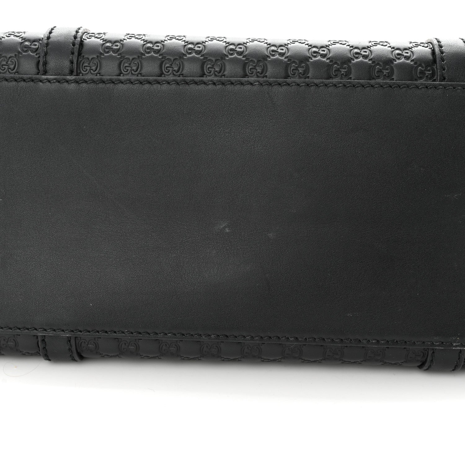Gucci Soft Microguccissima Small Zippered Satchel Black 11 of 11