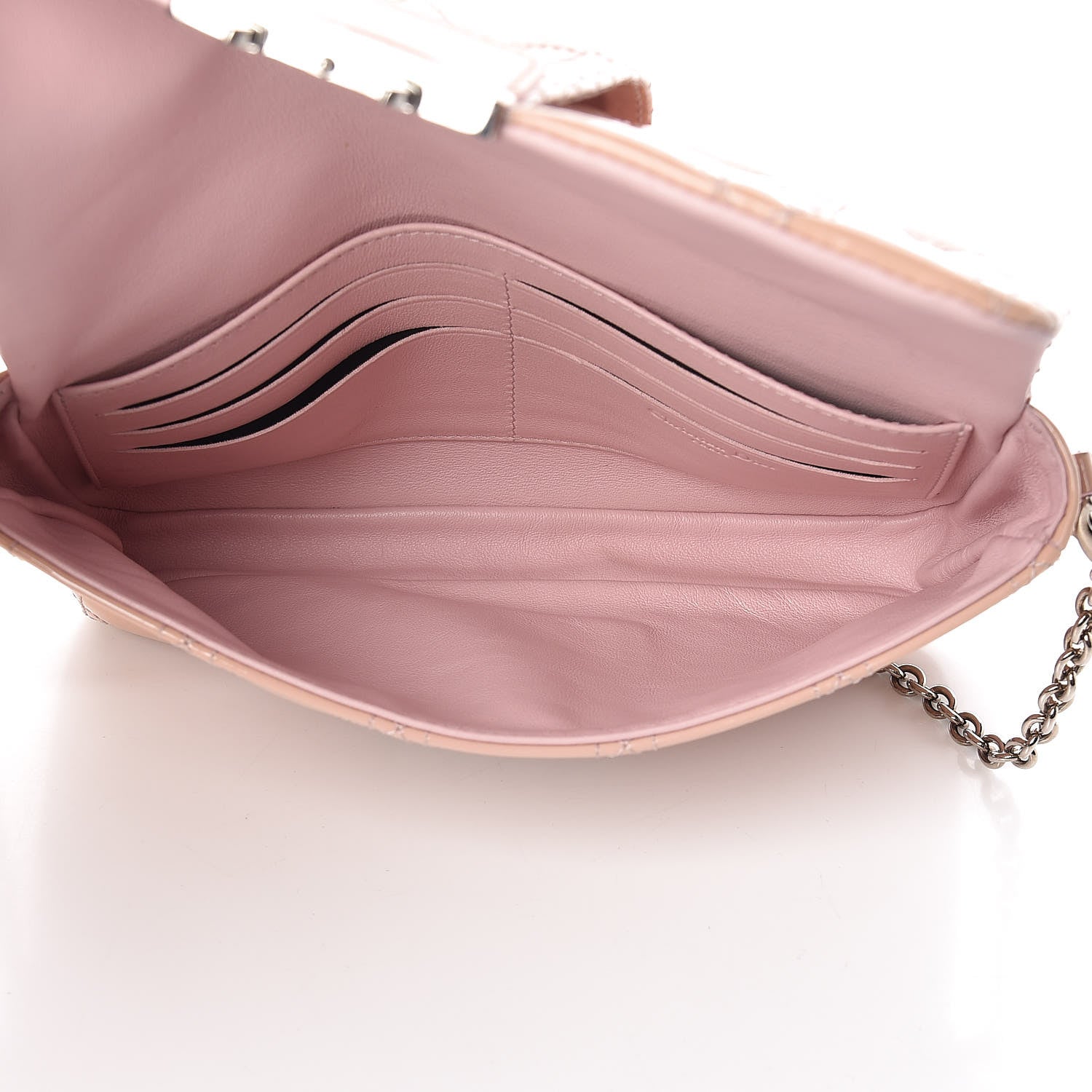 Christian Dior Patent Cannage Miss Dior Promenade Pouch Pink 6 of 14