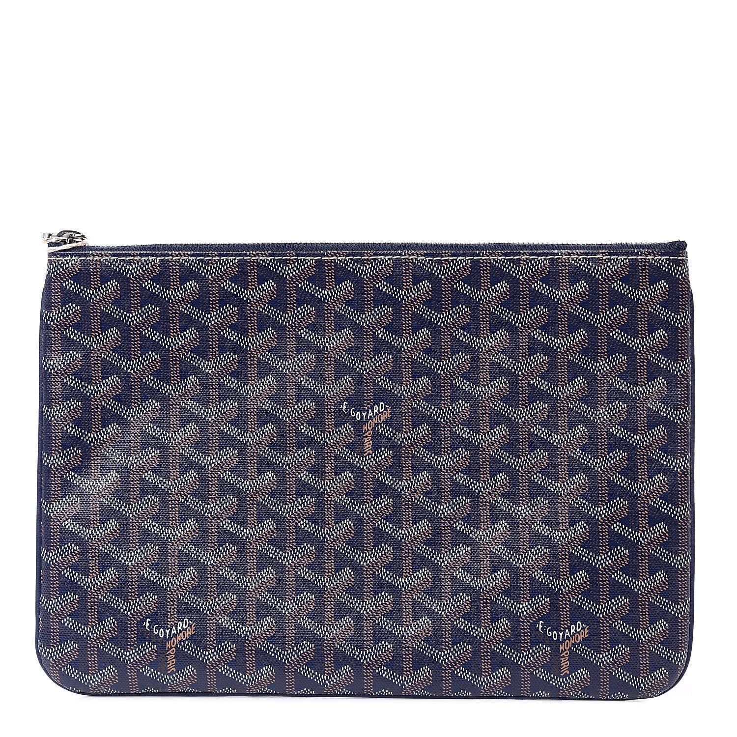 Goyard Goyardine Senat Pochette MM Navy 1 of 9