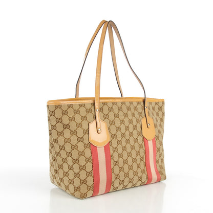 Gucci Monogram Web Medium Jolie Tote Sand 3 of 12