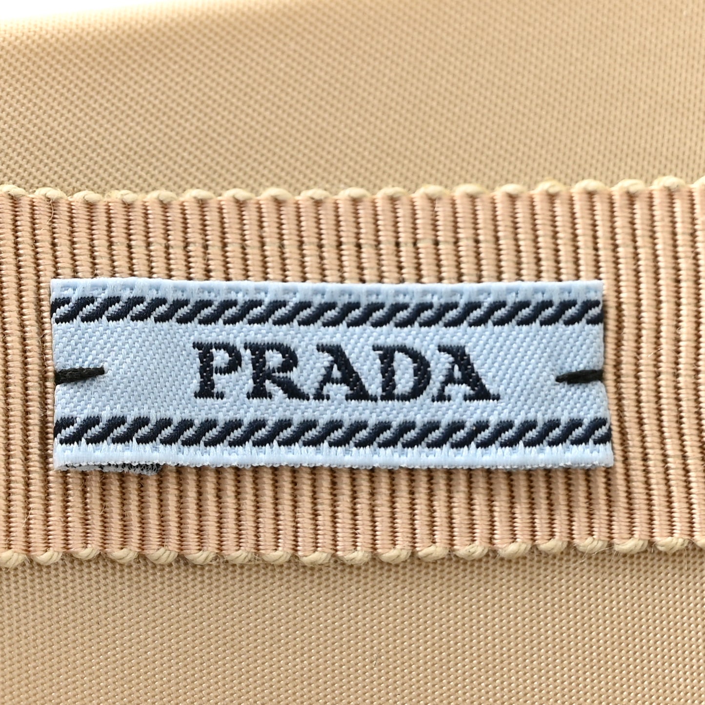 Re-Nylon Triangle Logo Headband Deserto
