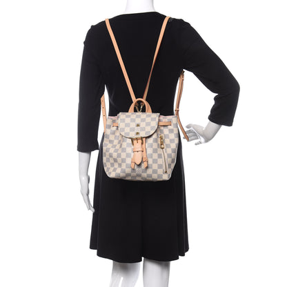 Louis Vuitton Damier Azur Sperone BB Backpack 2 of 11