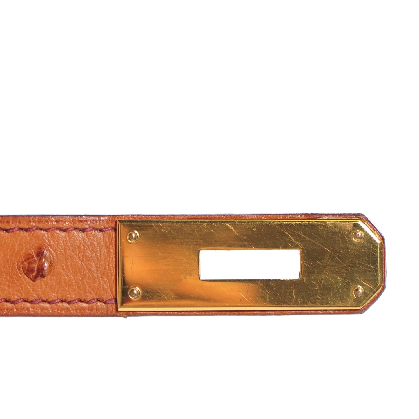 Ostrich Birkin 30 Cognac