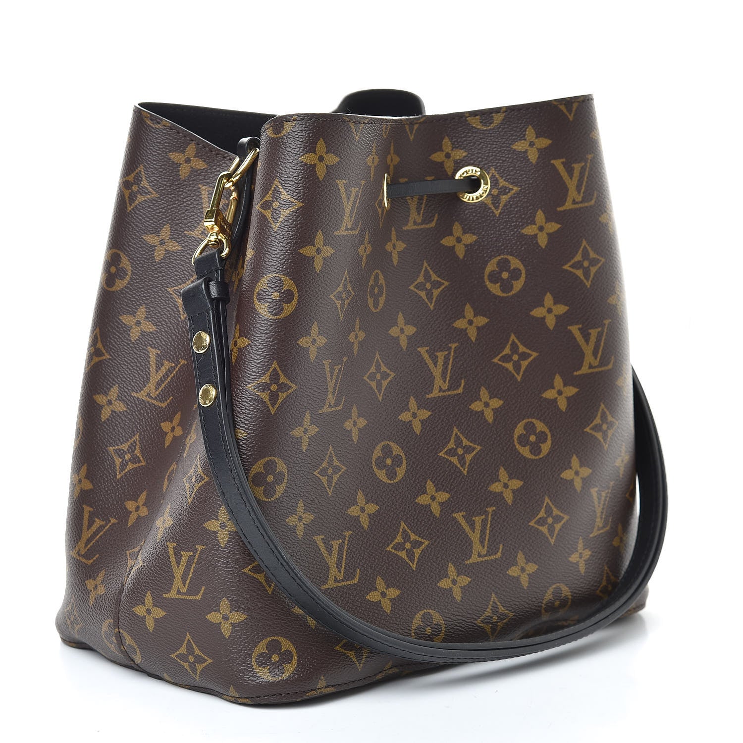 Louis Vuitton Monogram Neonoe MM Black 3 of 8
