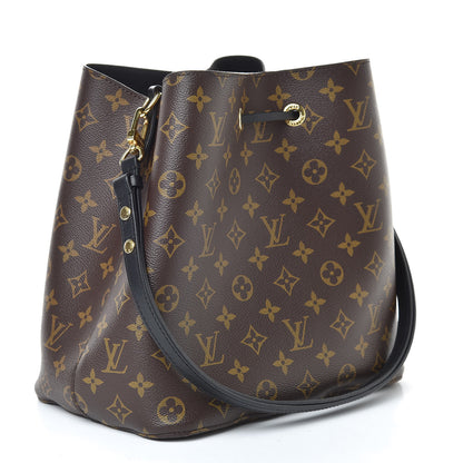 Louis Vuitton Monogram Neonoe MM Black 3 of 8