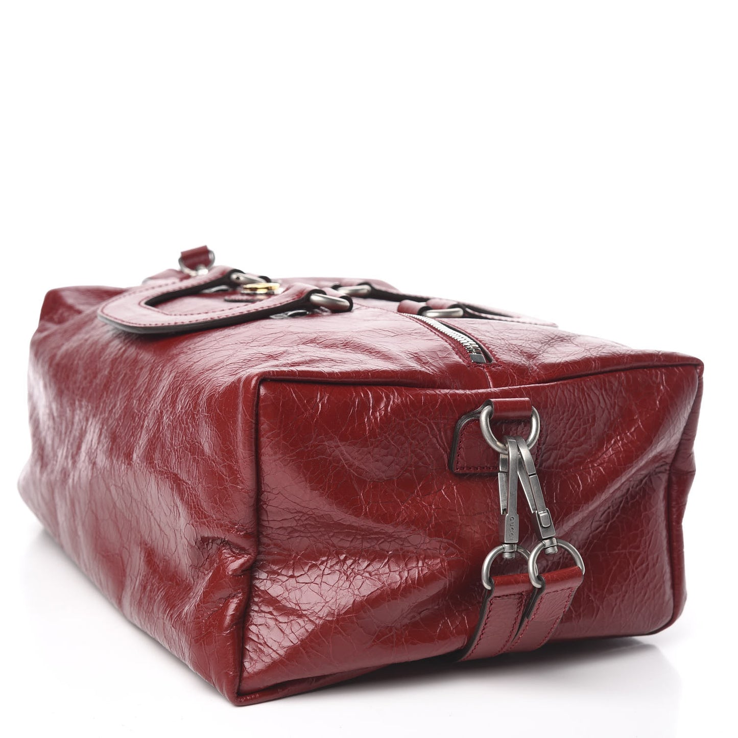 Fluffy Calfskin Morpheus Convertible Backpack Red