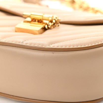 Chloe Calfskin Quilted Mini Drew Bijou Shoulder Bag Pearl Beige 9 of 9
