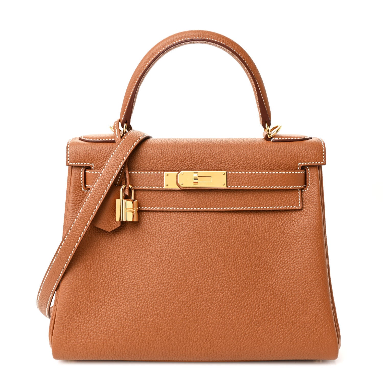 Hermes Togo Kelly Retourne 28 Gold 1 of 13
