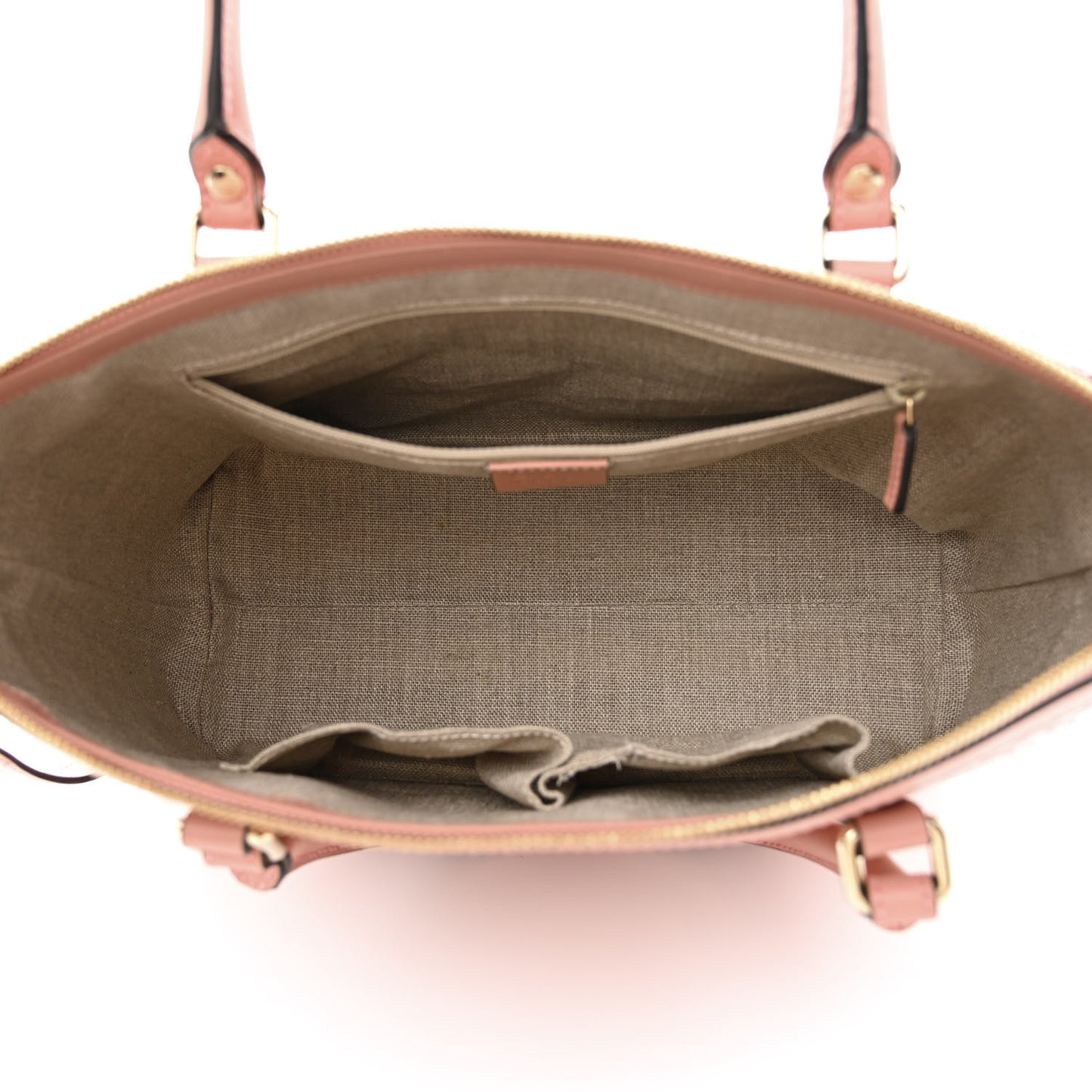 Soft Microguccissima Small Zippered Satchel Soft Pink
