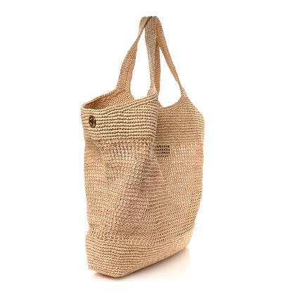 Saint Laurent Raffia Icare Shopping Tote Natural 3 of 10