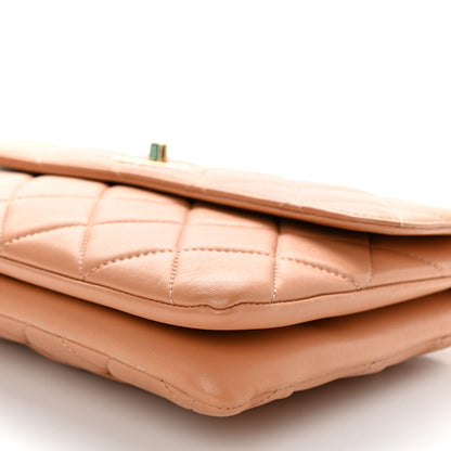 Chanel Lambskin Quilted Medium Trendy CC Flap Beige 10 of 17