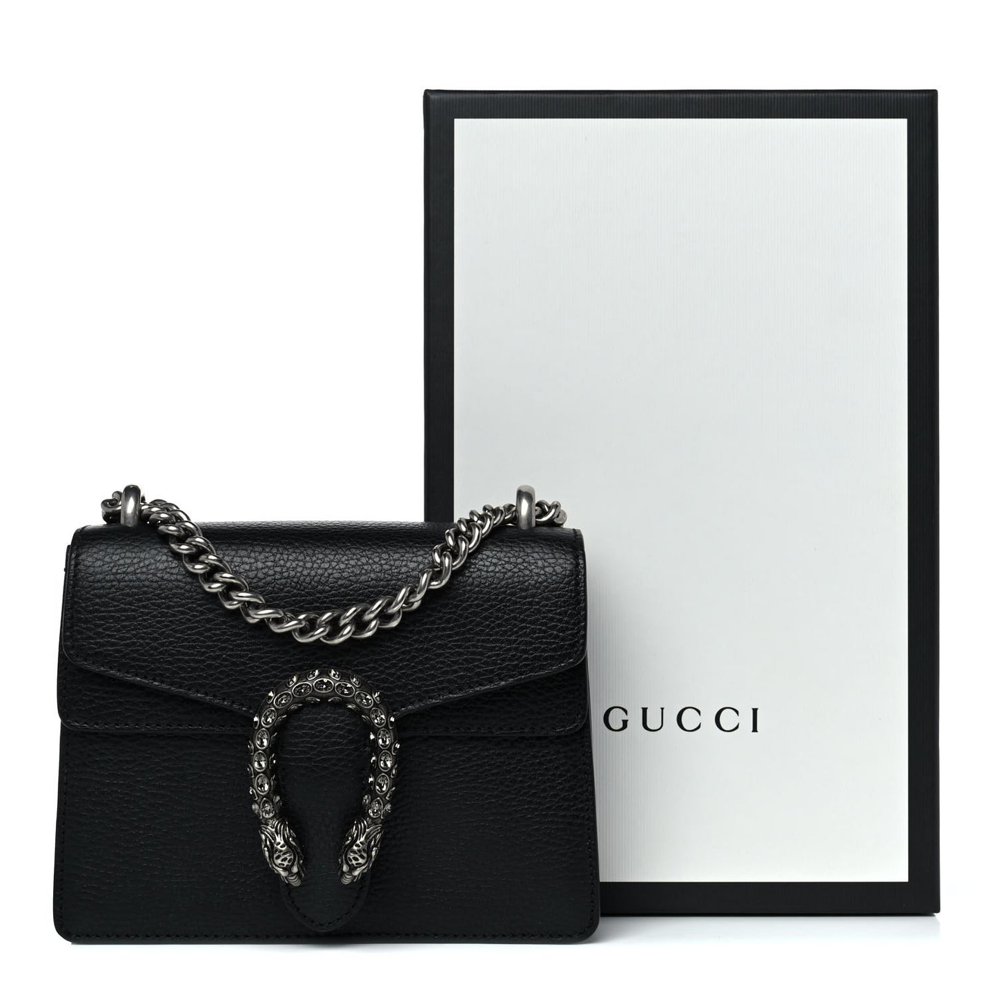 Calfskin Mini Dionysus Shoulder Bag Black