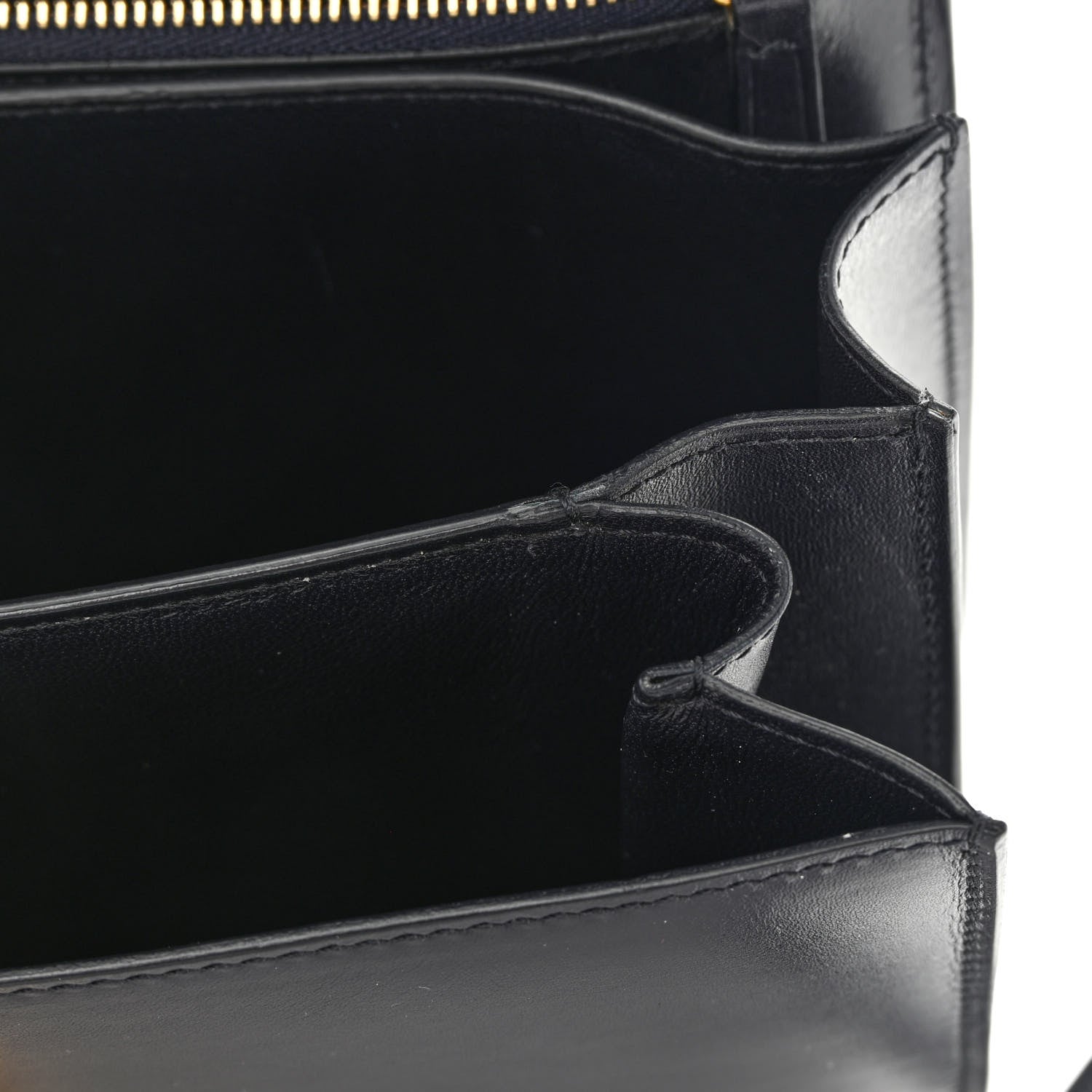 Celine Box Calfskin Medium Classic Box Flap Bag Navy 13 of 17