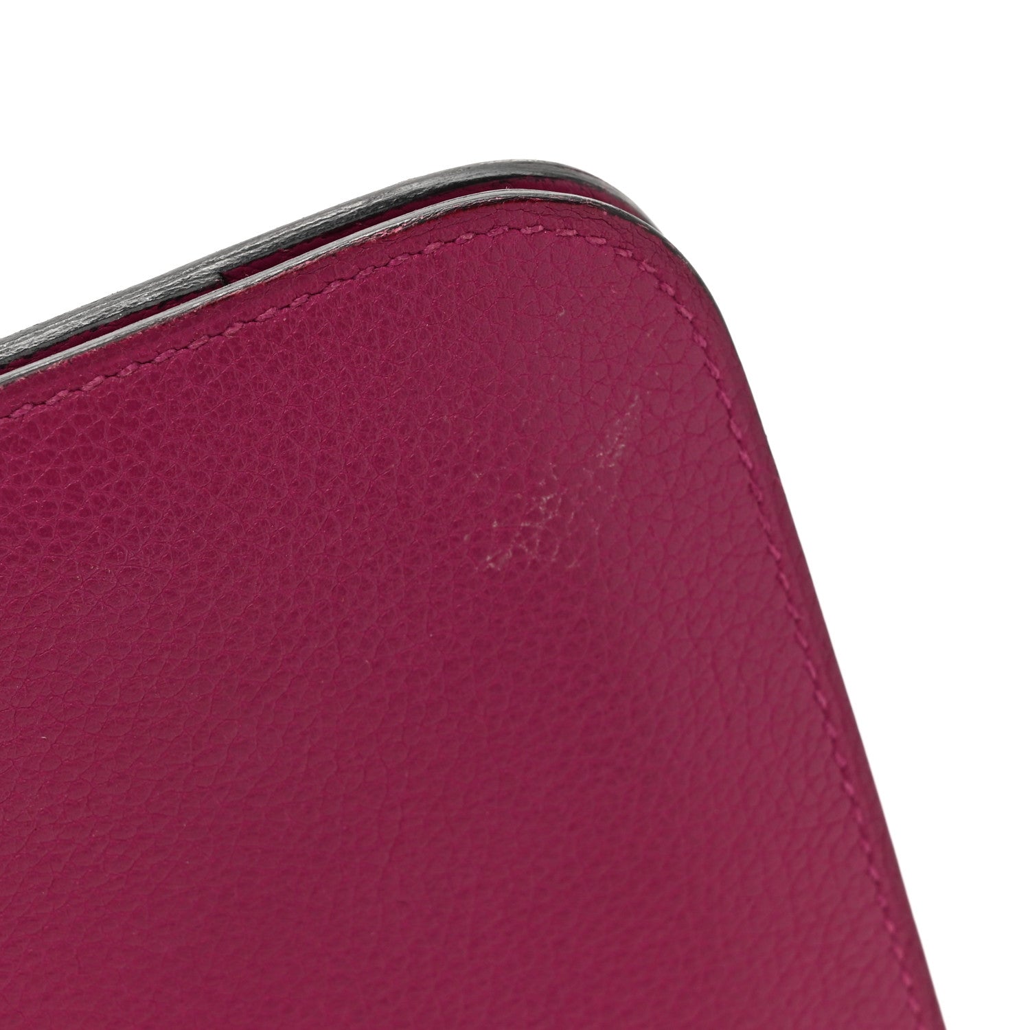 Hermes Evercolor Dogon Duo Wallet Rose Pourpre 10 of 13