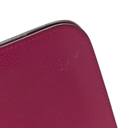 Hermes Evercolor Dogon Duo Wallet Rose Pourpre 10 of 13