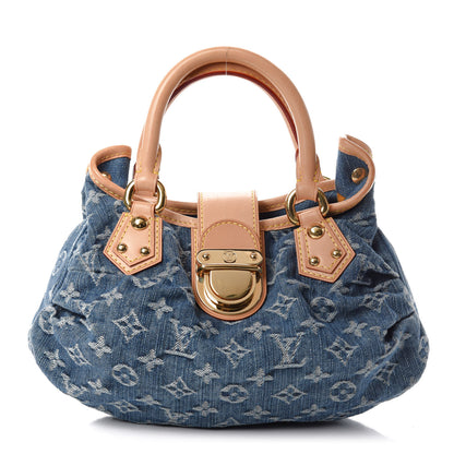 Louis Vuitton Monogram Denim Pleaty Blue 1 of 11