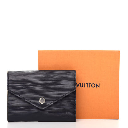 Louis Vuitton Epi Victorine Wallet Black 8 of 8