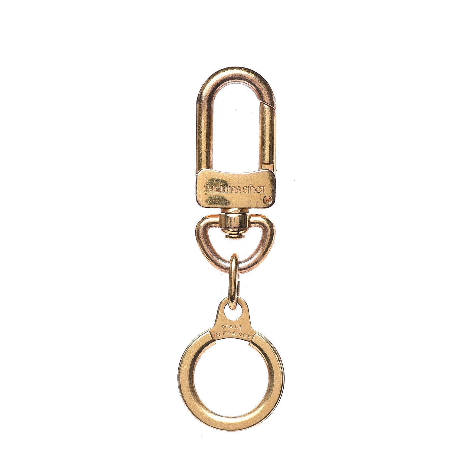 Louis Vuitton Pochette Extender Key Ring Gold 1 of 3