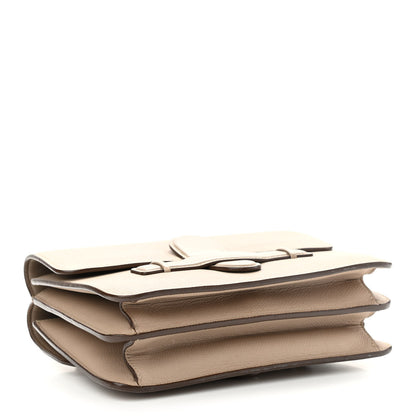 Celine Baby Grained Calfskin Medium Symmetrical Bag Taupe 4 of 14