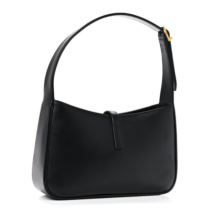 Saint Laurent Smooth Calfskin Le 5 A 7 Hobo Black 4 of 12