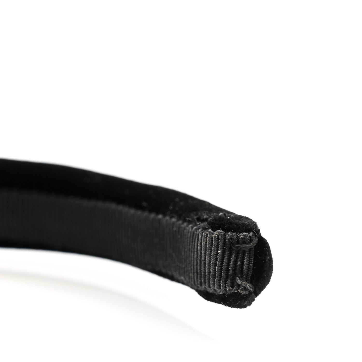 Prada Velvet Headband Black 6 of 7