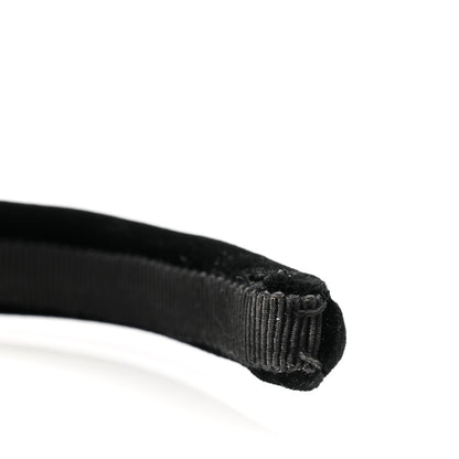 Prada Velvet Headband Black 6 of 7