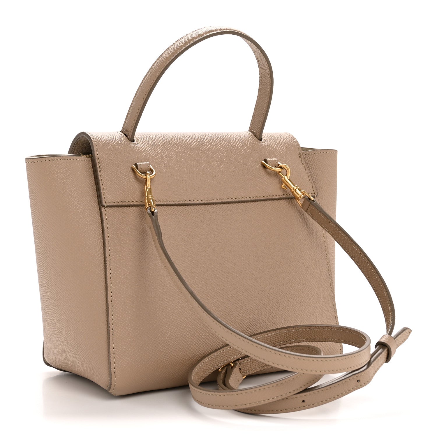 Celine Grained Calfskin Nano Belt Bag Light Taupe 3 of 13