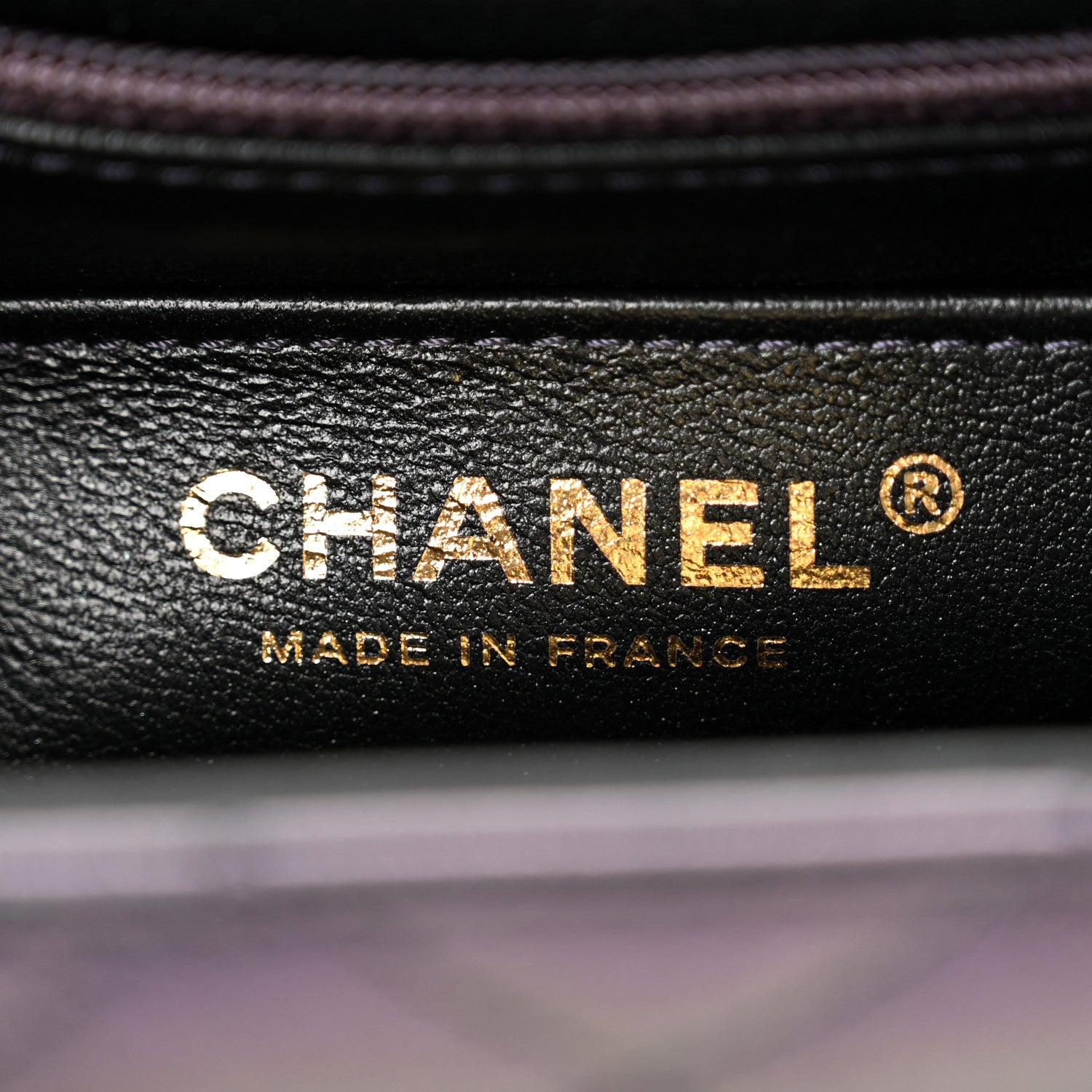 Chanel Iridescent Lambskin Quilted Mini Rectangular Flap Black 6 of 11