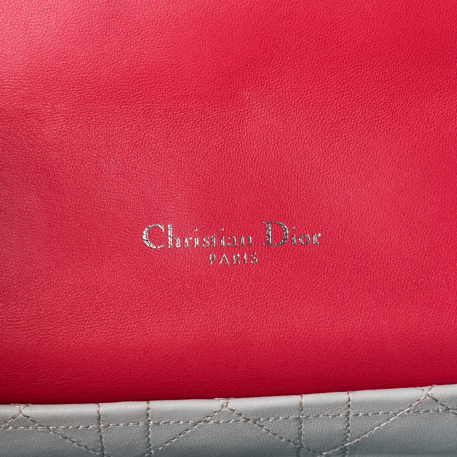 Christian Dior Lambskin Cannage Large Miss Dior Flap Fuchsia 6 of 9