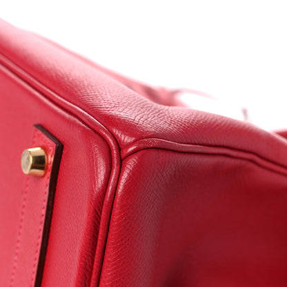 Hermes Epsom Birkin 40 Rouge Vif 40 of 51