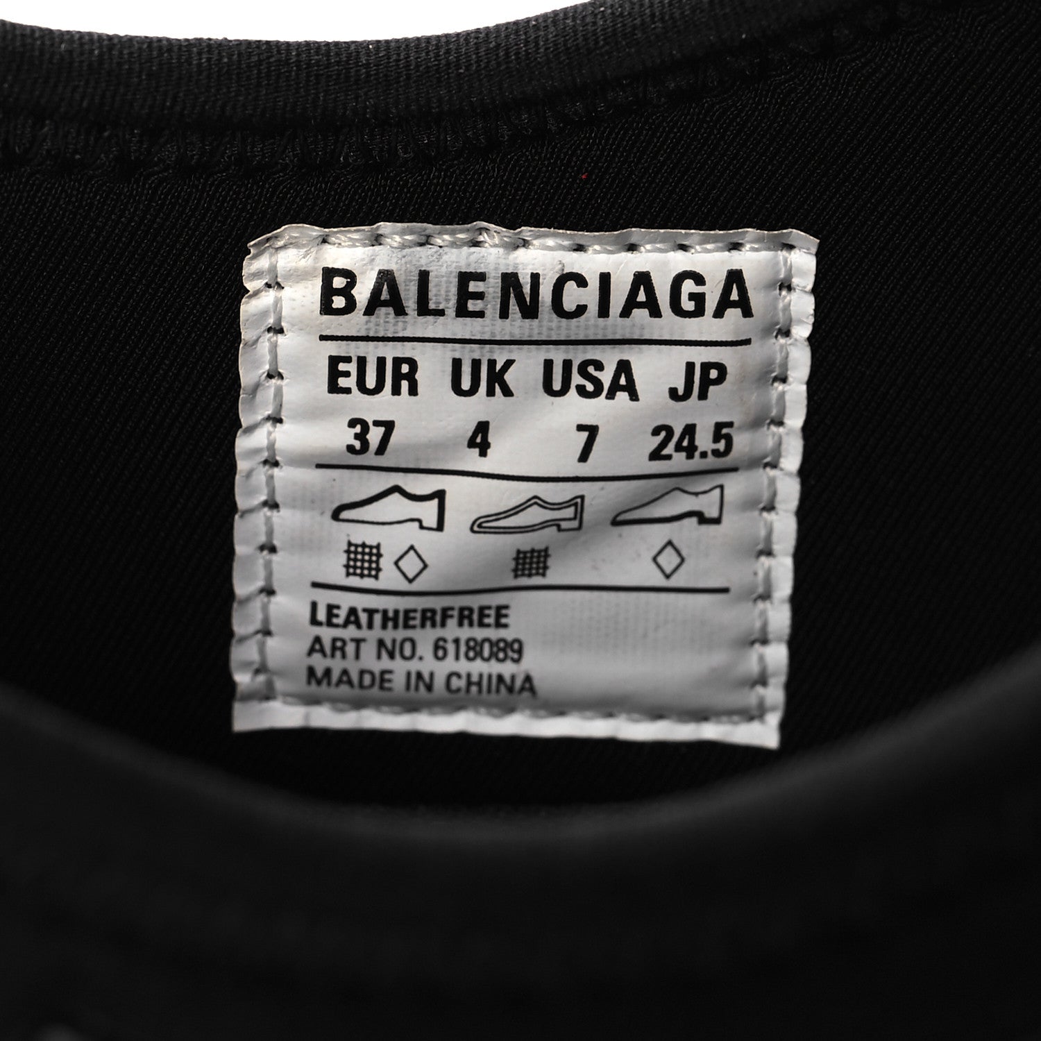 Balenciaga Neoprene Rubber Thong Sandals 37 Black 6 of 9