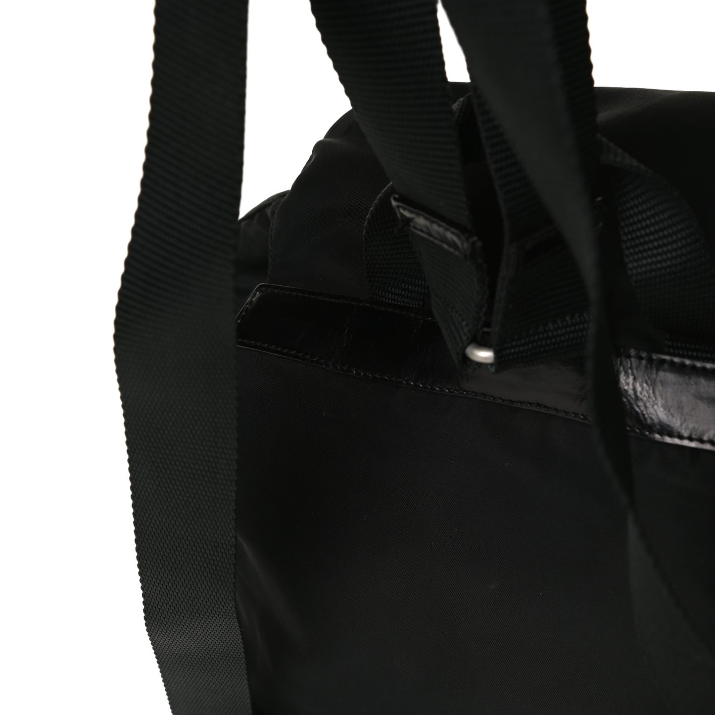 Nylon Vela Medium Backpack Black