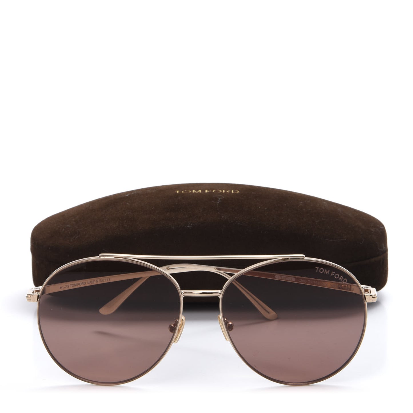 Cleo Sunglasses TF757 Gold