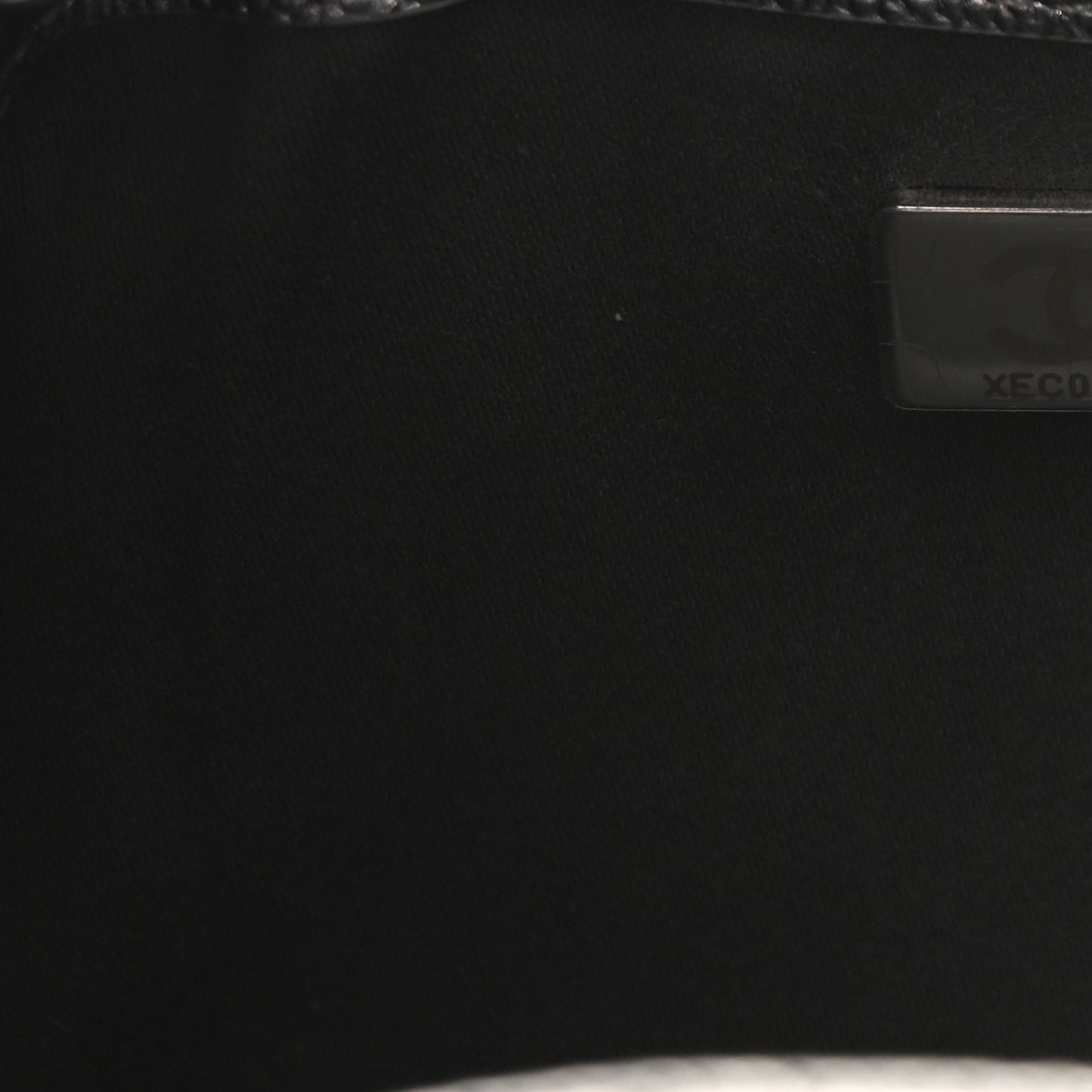 Metallic Caviar Quilted Mini Chanel 25 Handbag Anthracite