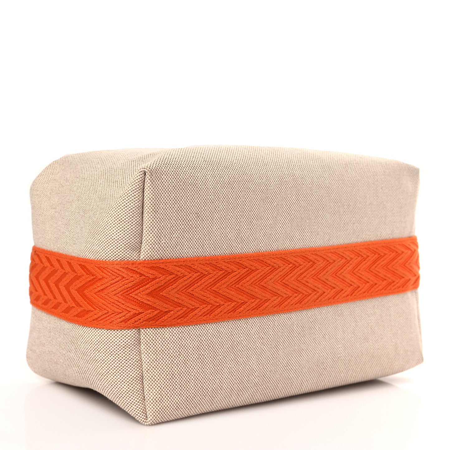 Canvas Small Bride-A-Brac Pouch Natural Orange