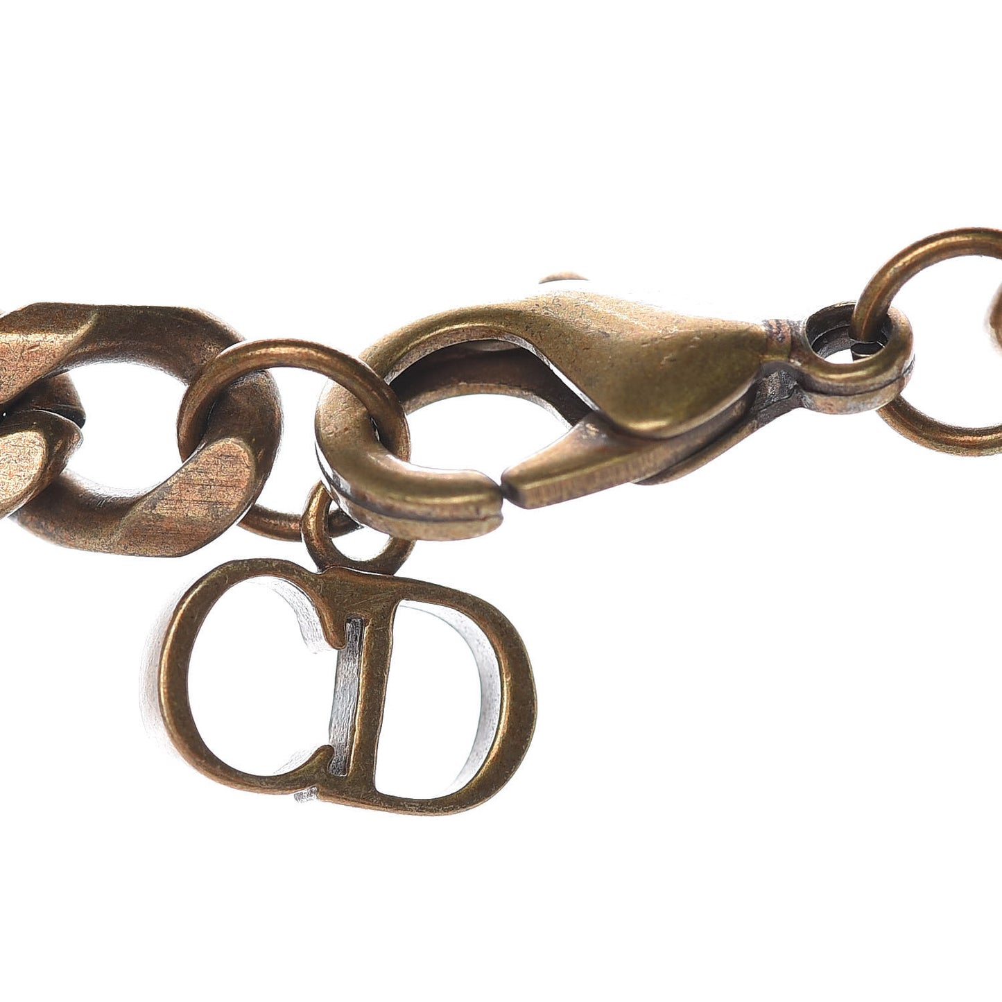 Metal J'Adior Choker Necklace Aged Gold