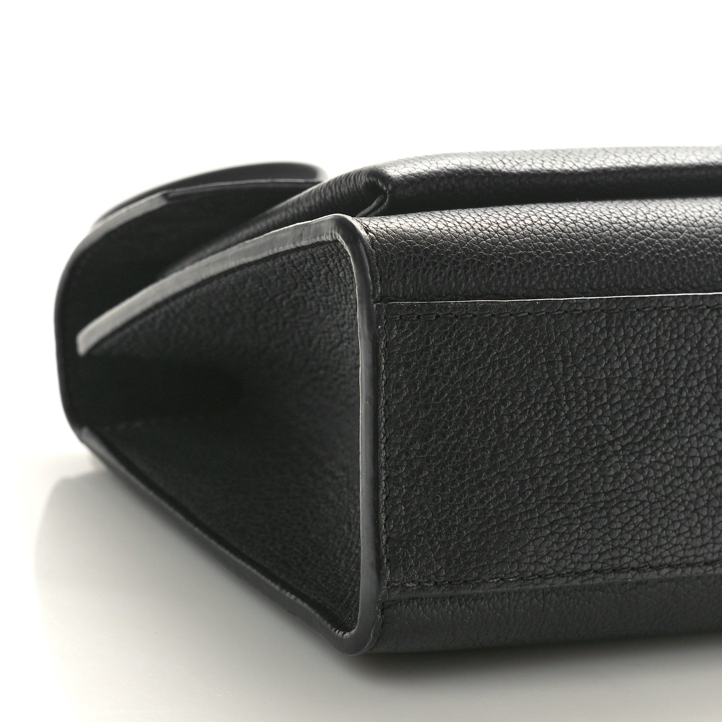 Soft Calfskin My Lockme Chain Bag BB Black