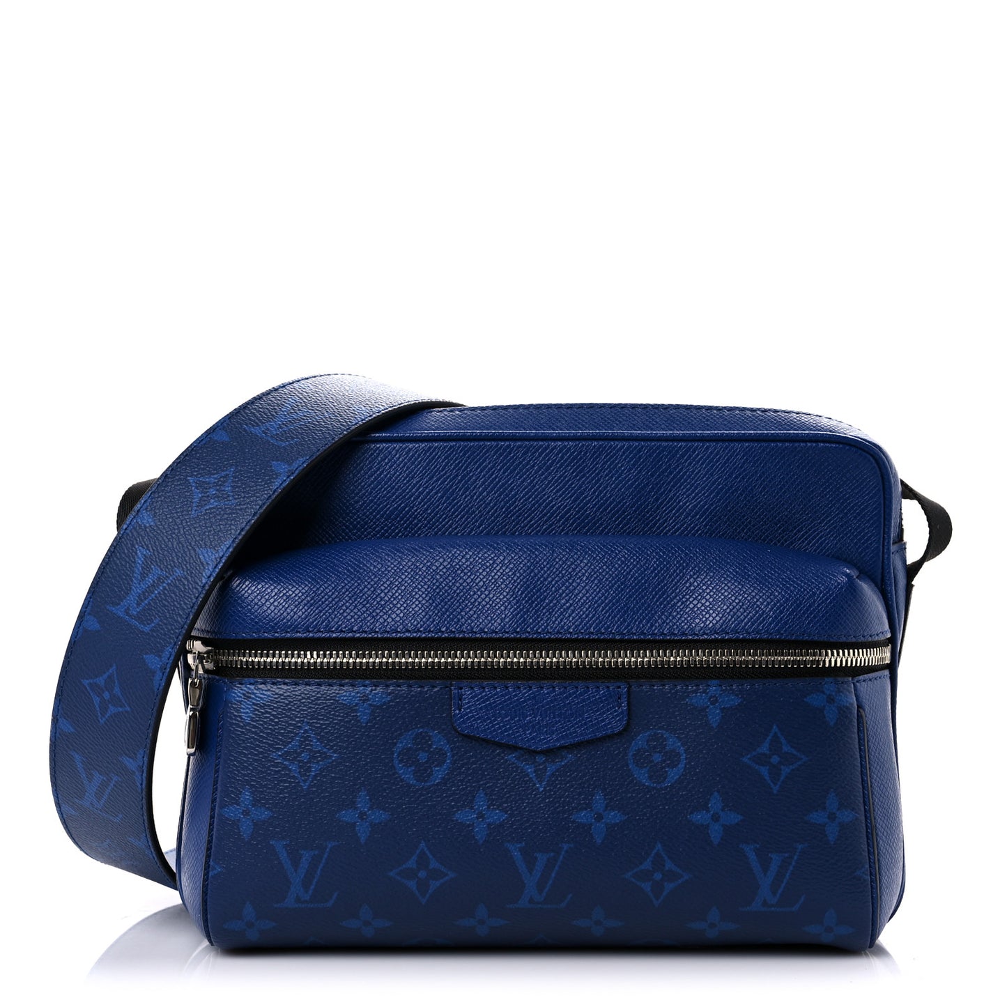 Taiga Monogram Outdoor Messenger Cobalt