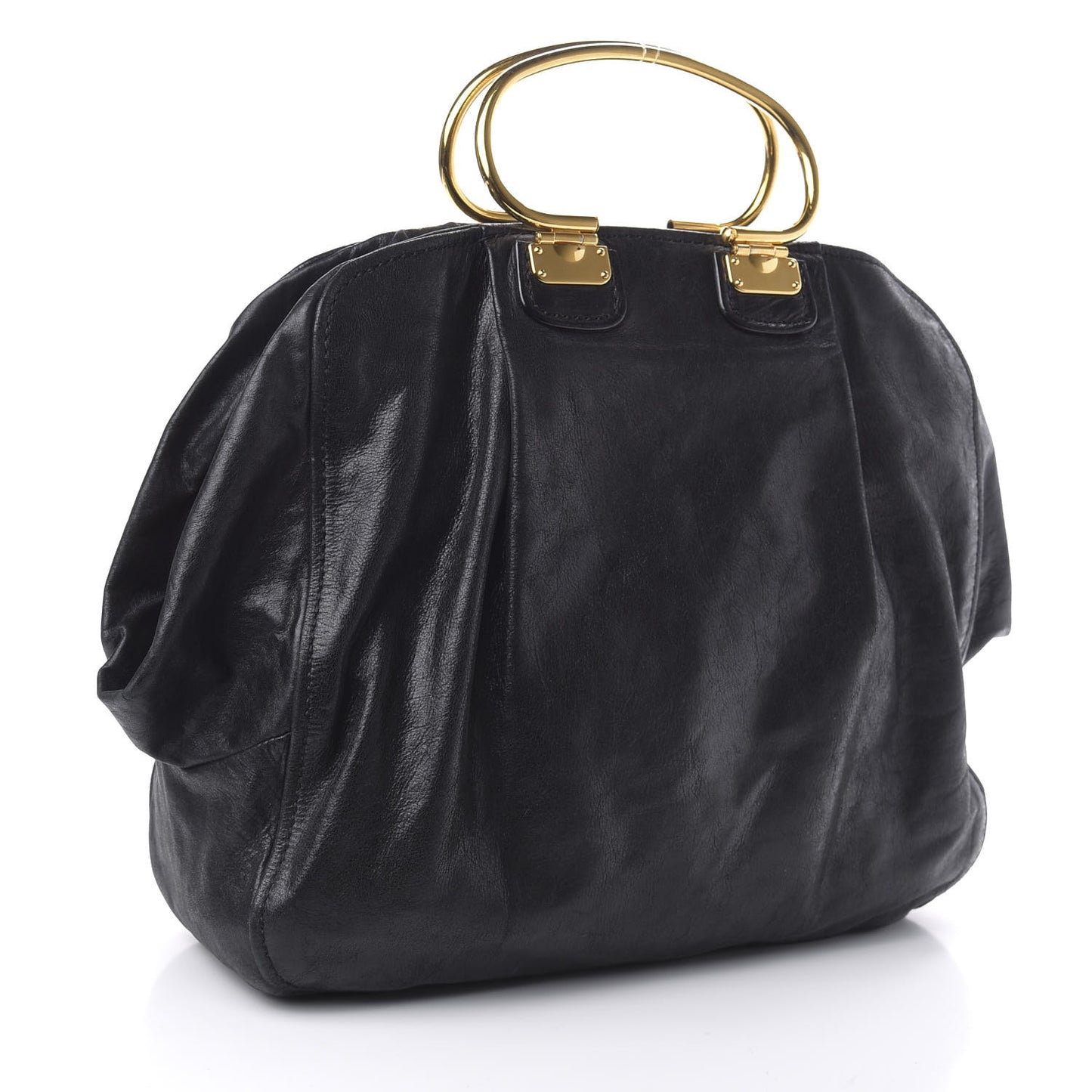Vitello Vintage Tote Black