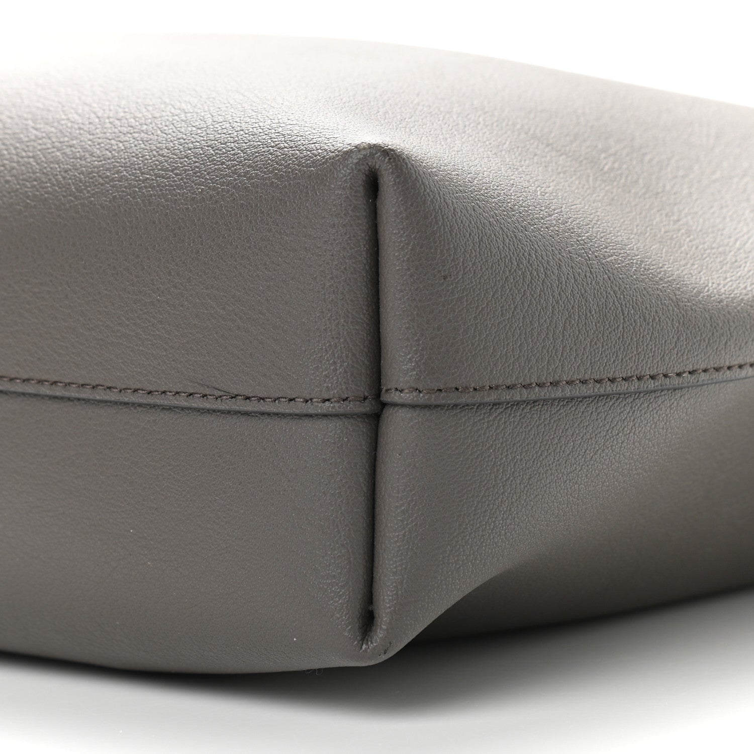 Saint Laurent Calfskin Toy Shopping Tote Earth Grey 10 of 12