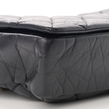 Chanel Aged Calfskin Quilted Small Pondichery Flap Black 9 of 10