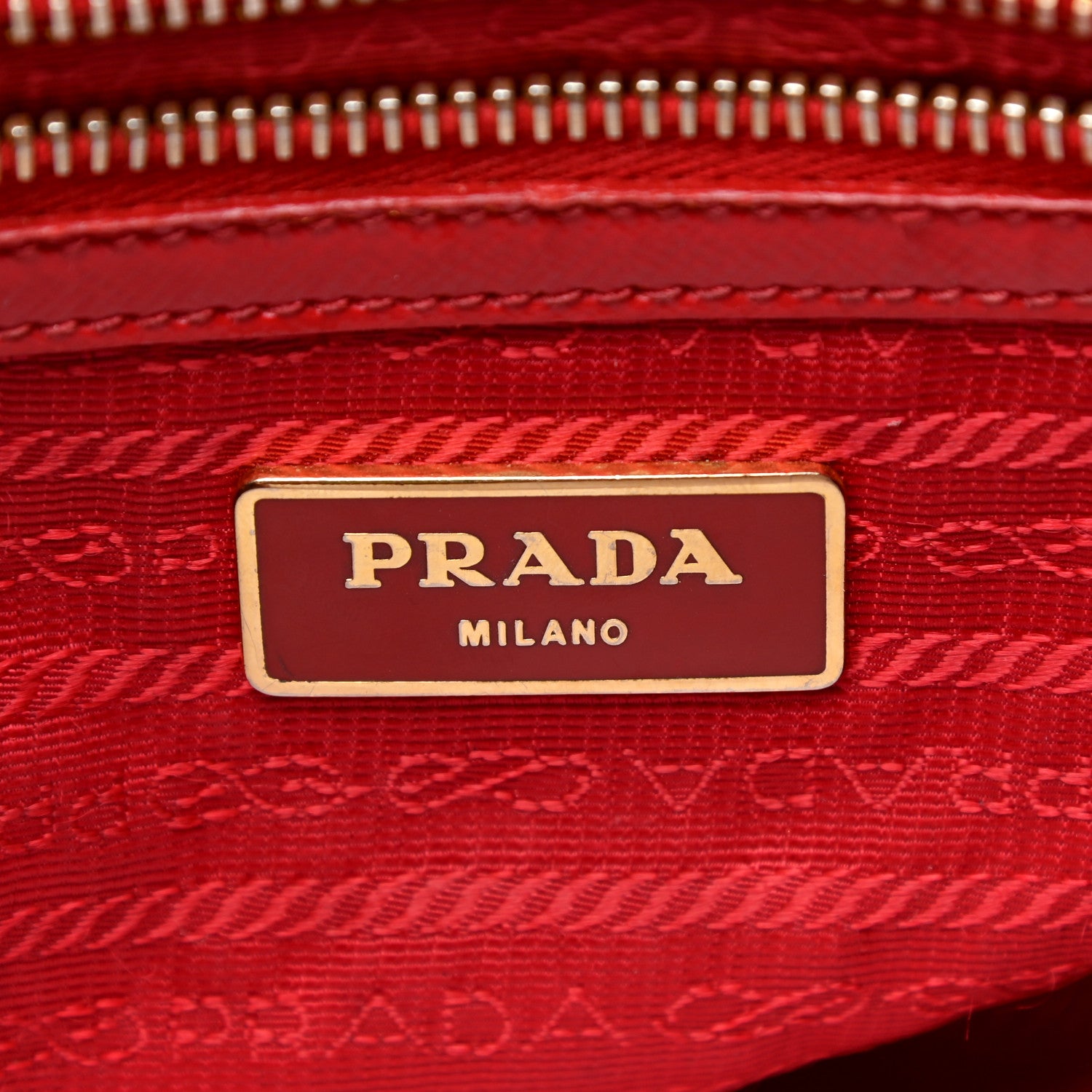 Prada Saffiano Vernice Mini Galleria Double Zip Tote Rosso 6 of 30