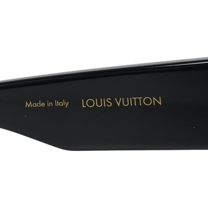 Louis Vuitton Acetate Swarovski Crystal Cyclone Sunglasses Z1578E Black 5 of 7