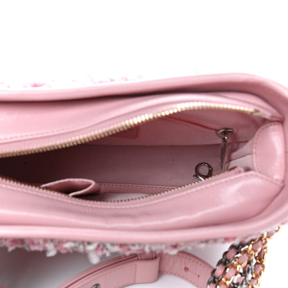 Chanel Tweed Calfskin Small Gabrielle Hobo Light Pink 4 of 4