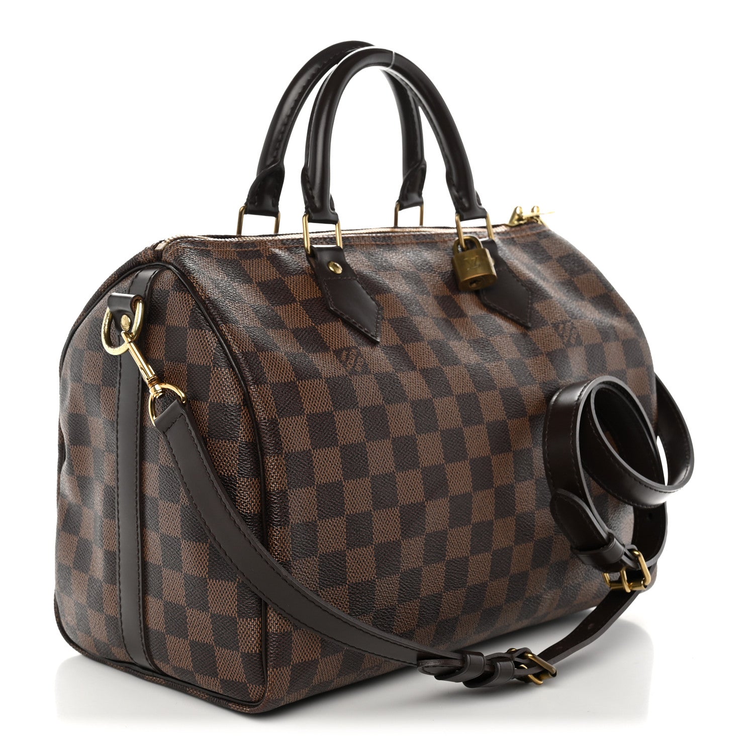 Louis Vuitton Damier Ebene Speedy Bandouliere 30 3 of 10