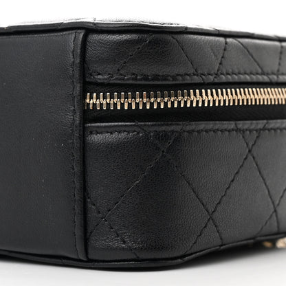 Chanel Lambskin Quilted Small Trendy CC Camera Case With Chain Black 11 of 11