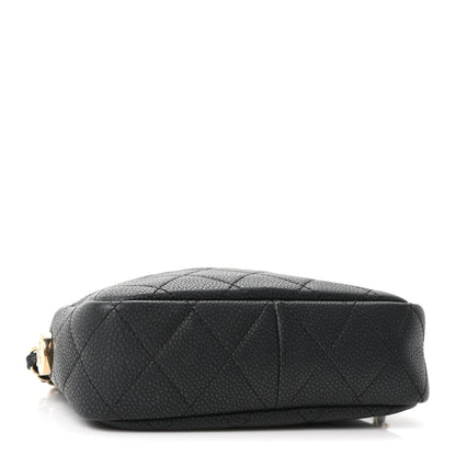 Chanel Iridescent Caviar Quilted Mini Coco Tassel Camera Case Black Black 4 of 10