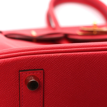Hermes Epsom Birkin 35 Rouge Casaque 13 of 14